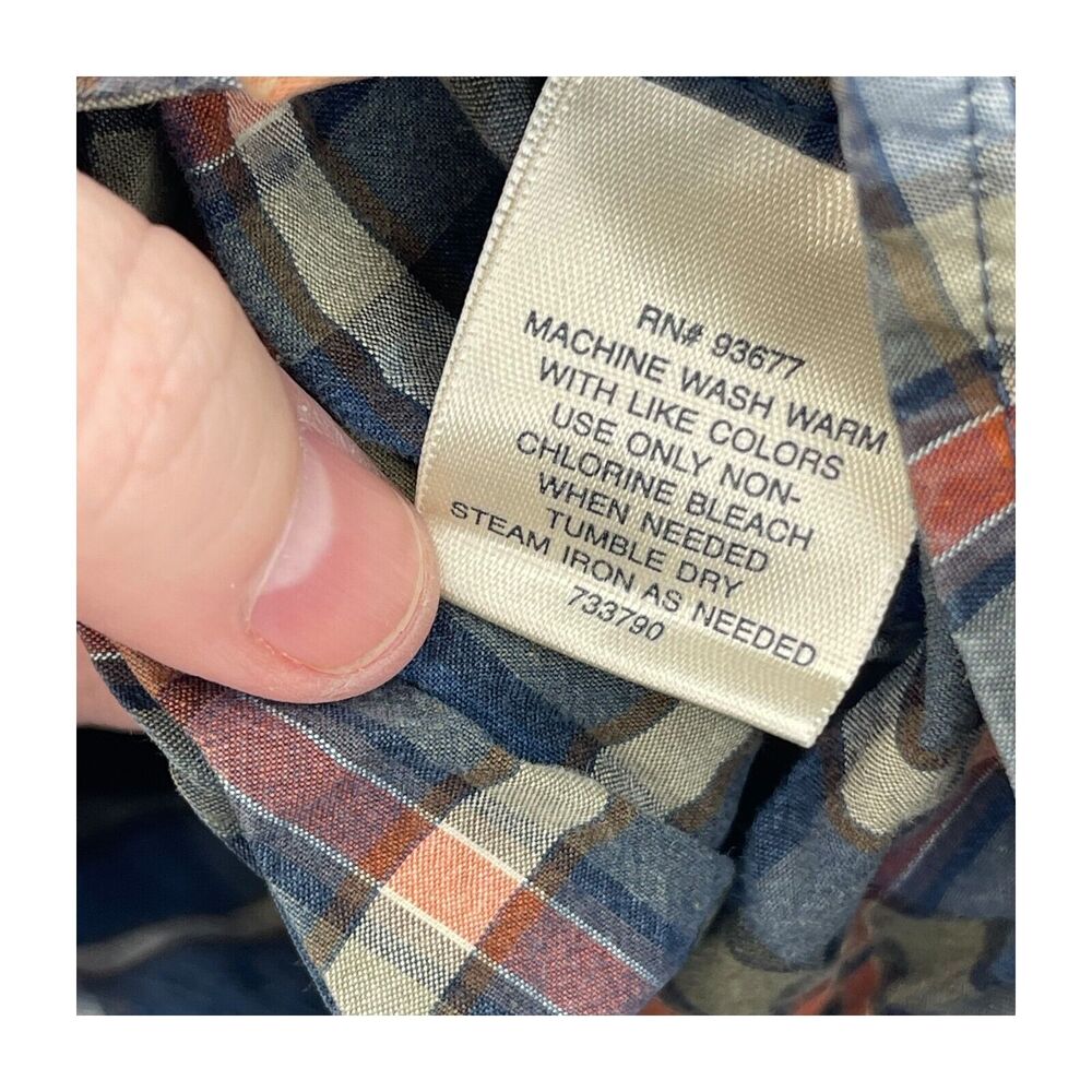 St John's Bay Shirt Men's 2XL Multicolor Plaid Long Sleeve Classic Button-Down - Picture 7 of 7